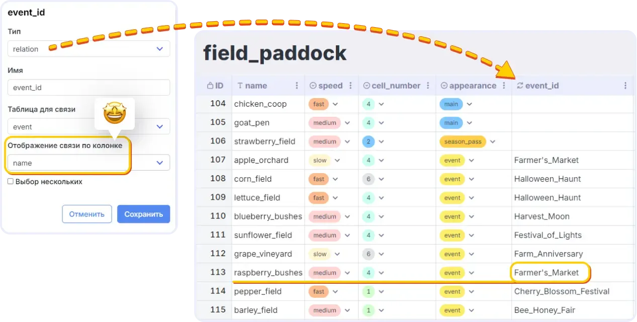 Game configuration in excel and google sheets